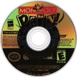 Artwork on the Disc for Monopoly Party on the Nintendo GameCube.