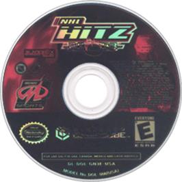 Artwork on the Disc for NHL Hitz 20-03 on the Nintendo GameCube.