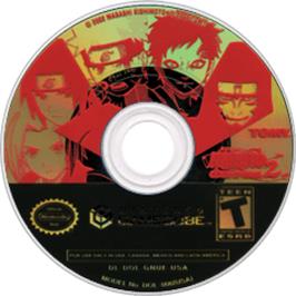 Artwork on the Disc for Naruto: Clash of Ninja 2 on the Nintendo GameCube.