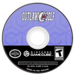 Artwork on the Disc for Outlaw Golf/Darkened Skye on the Nintendo GameCube.