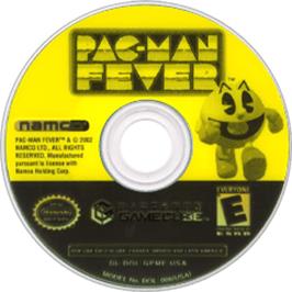 Artwork on the Disc for Pac-Man Fever on the Nintendo GameCube.