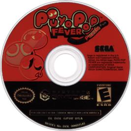Artwork on the Disc for Puyo Pop Fever on the Nintendo GameCube.