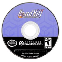 Artwork on the Disc for RoadKill on the Nintendo GameCube.
