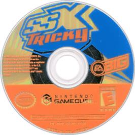 Artwork on the Disc for SSX Tricky on the Nintendo GameCube.