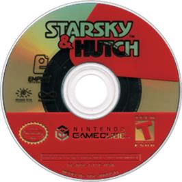 Artwork on the Disc for Starsky & Hutch on the Nintendo GameCube.