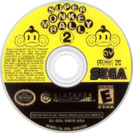 Artwork on the Disc for Super Monkey Ball 2 on the Nintendo GameCube.