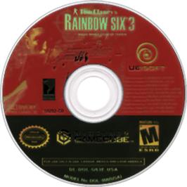 Artwork on the Disc for Tom Clancy's Rainbow Six: Lockdown on the Nintendo GameCube.