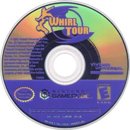 Artwork on the Disc for Whirl Tour on the Nintendo GameCube.