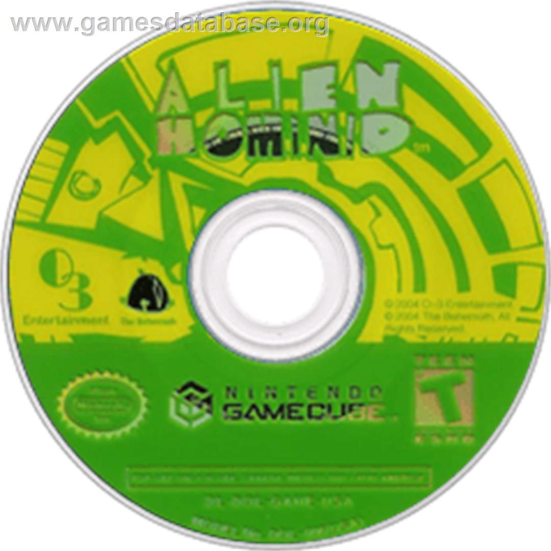 Alien Hominid - Nintendo GameCube - Artwork - Disc