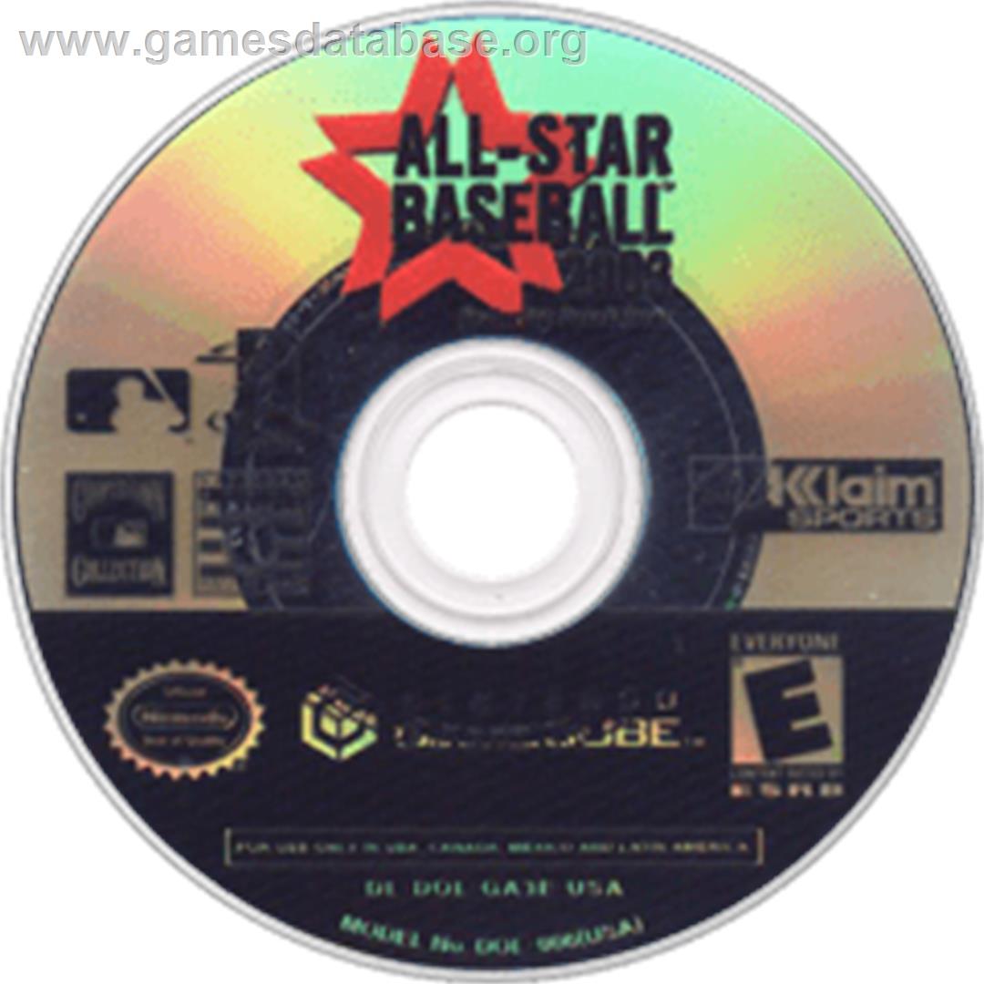 All-Star Baseball 2003 - Nintendo GameCube - Artwork - Disc