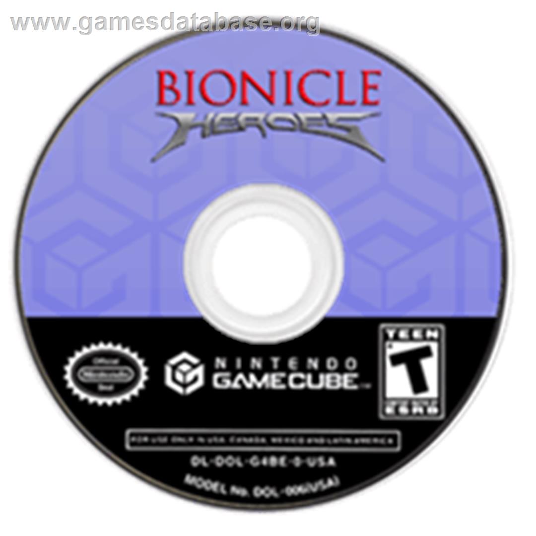 Bionicle Heroes Nintendo GameCube Artwork Disc