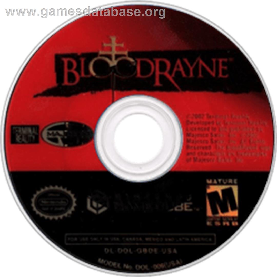 BloodRayne - Nintendo GameCube - Artwork - Disc