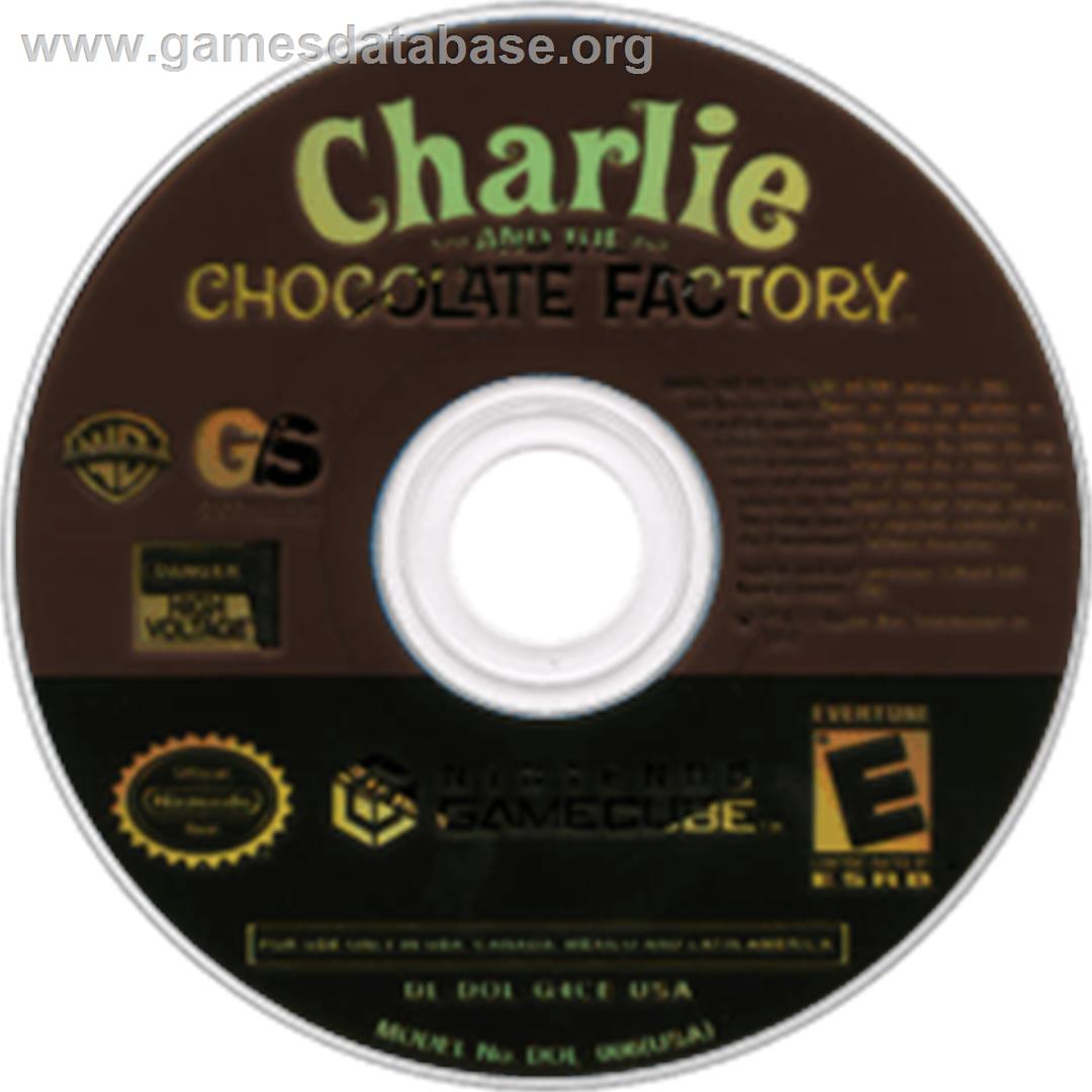 Charlie and the Chocolate Factory - Nintendo GameCube - Artwork - Disc
