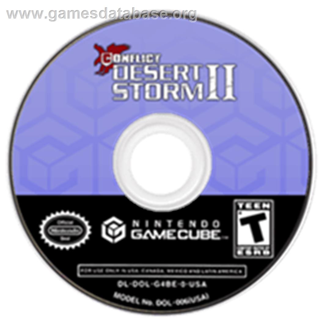 Conflict: Desert Storm II: Back to Baghdad - Nintendo GameCube - Artwork - Disc
