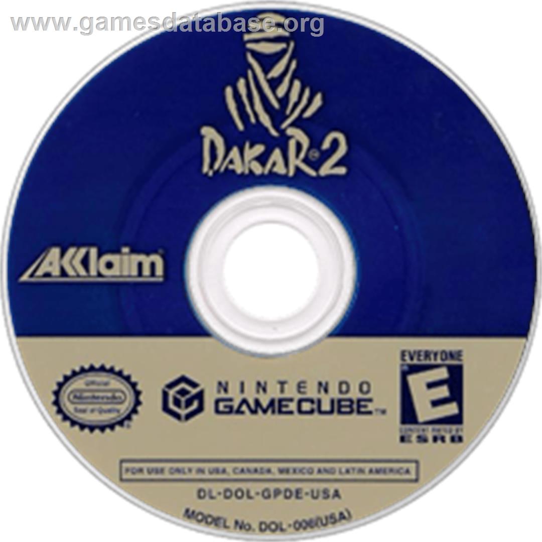 Dakar 2: The World's Ultimate Rally - Nintendo GameCube - Artwork - Disc