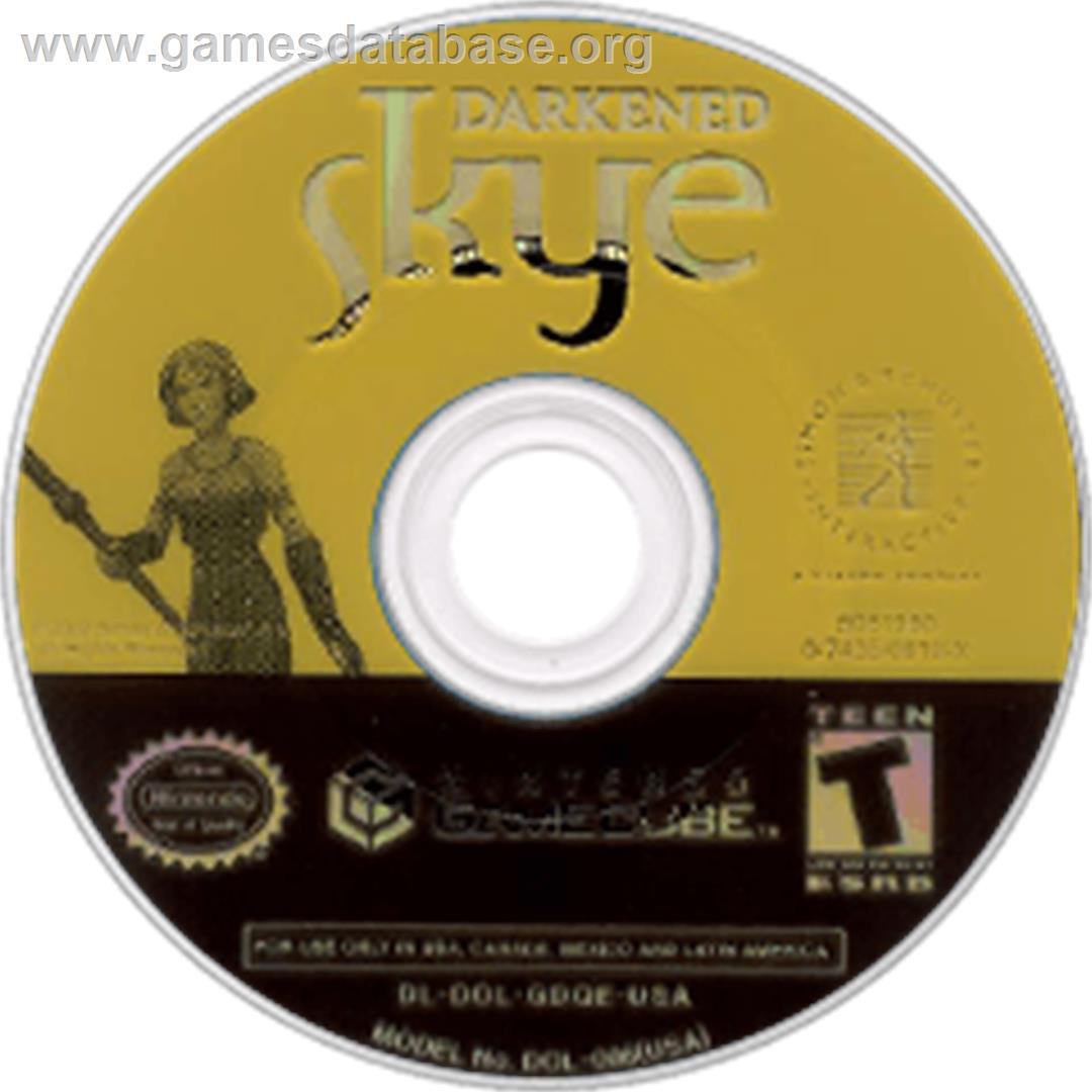 Darkened Skye - Nintendo GameCube - Artwork - Disc