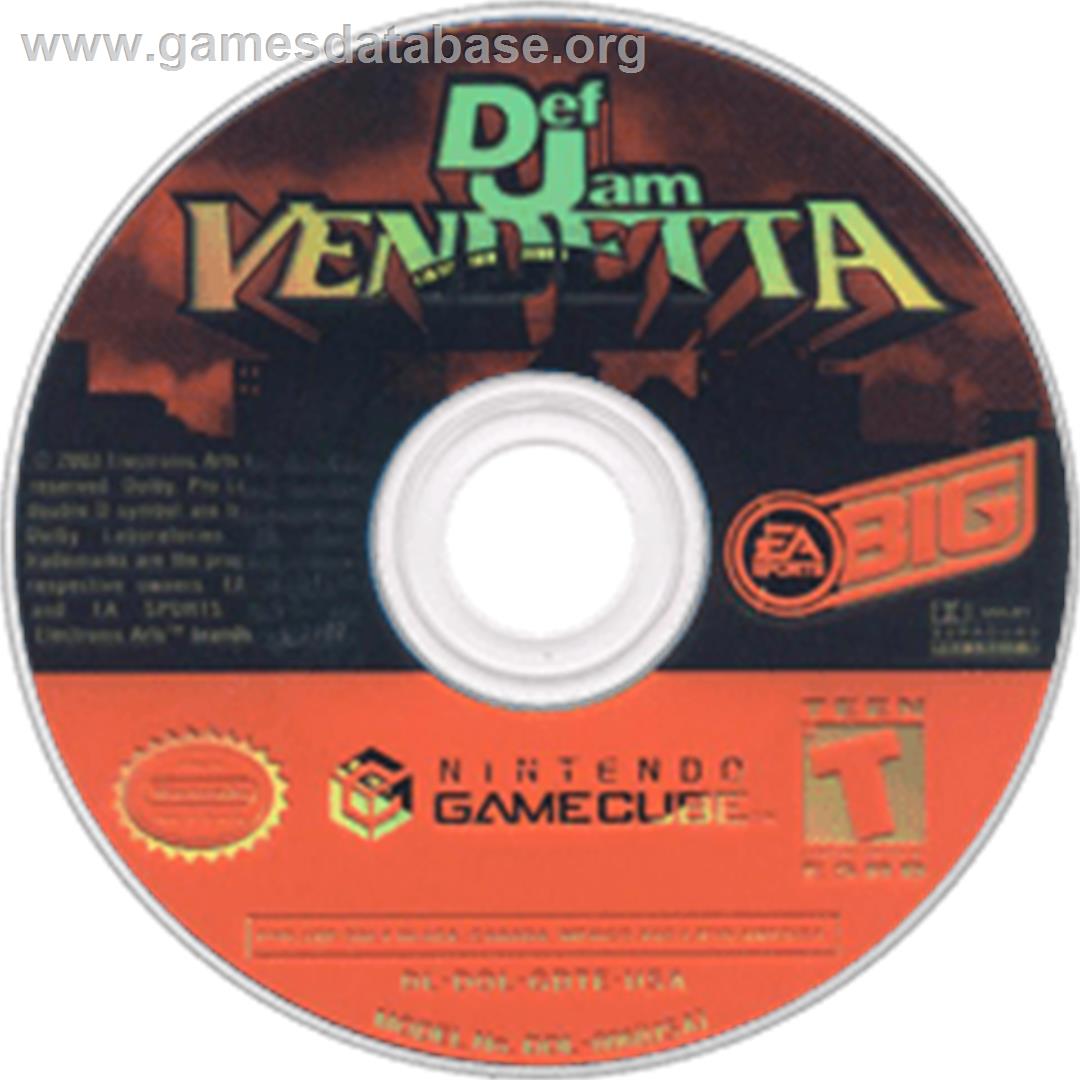 Def Jam: Vendetta - Nintendo GameCube - Artwork - Disc