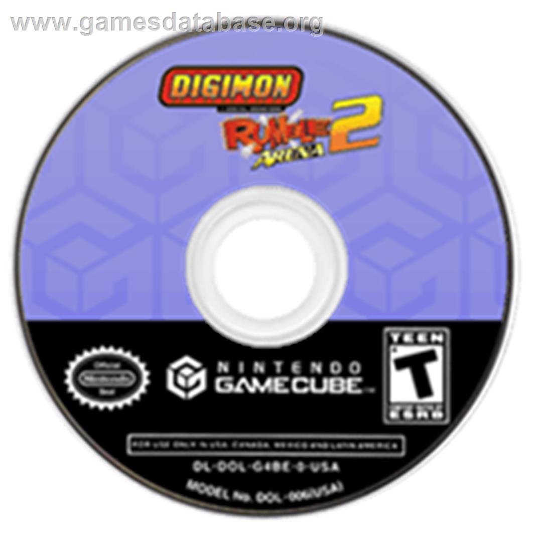 Digimon Rumble Arena 2 - Nintendo GameCube - Artwork - Disc