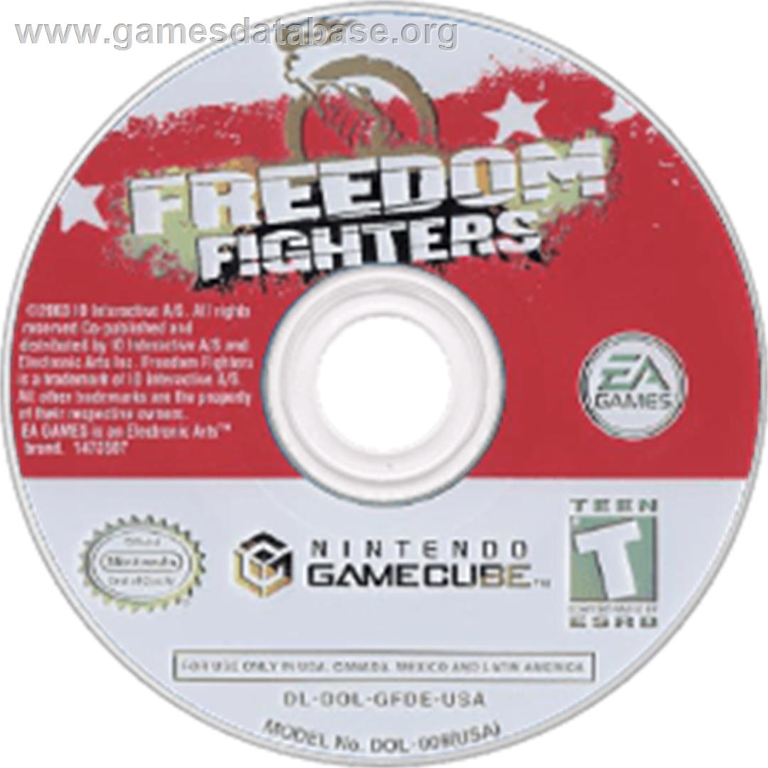 Freedom Fighters - Nintendo GameCube - Artwork - Disc