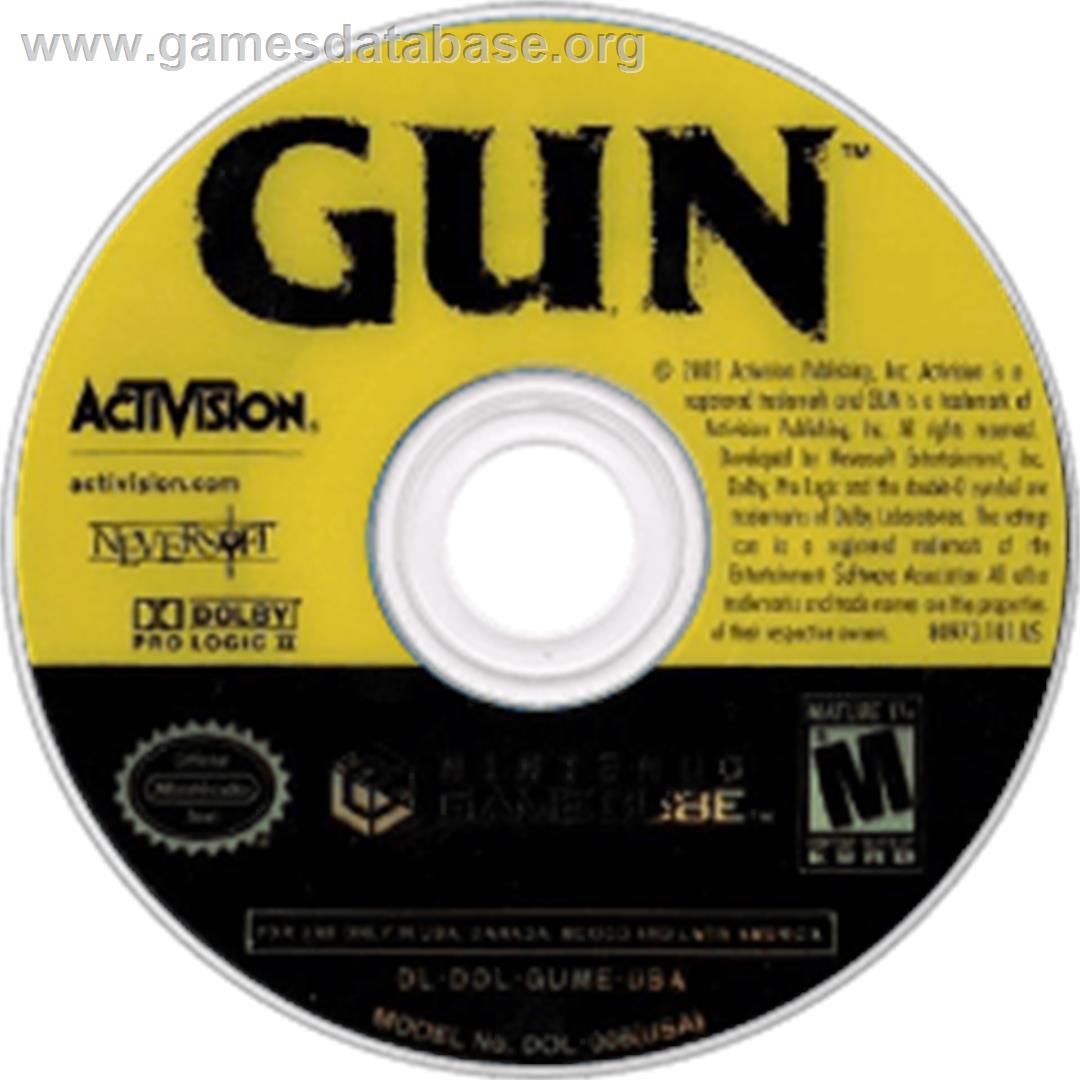 GUN - Nintendo GameCube - Artwork - Disc