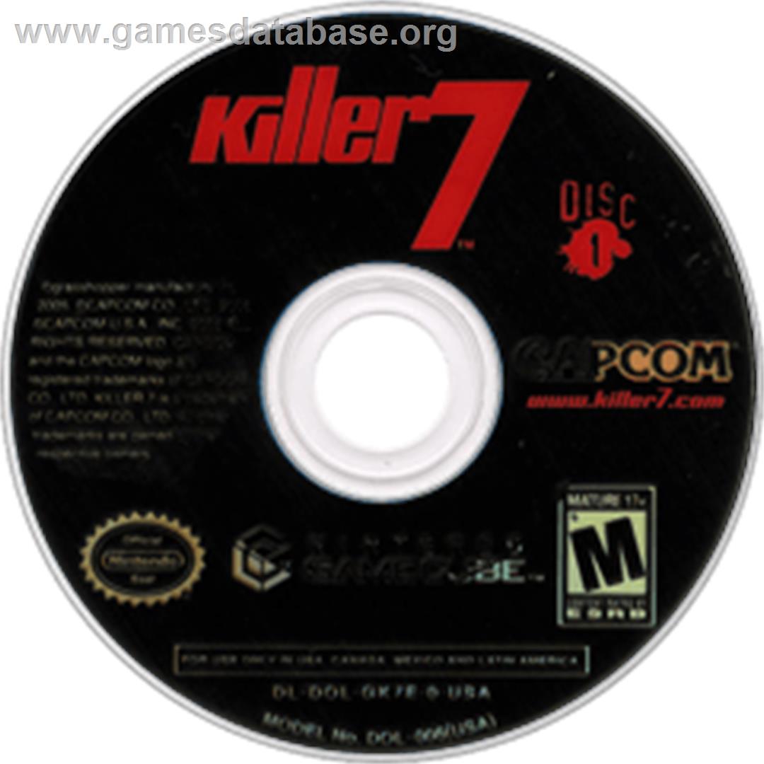 Killer7 - Nintendo GameCube - Artwork - Disc
