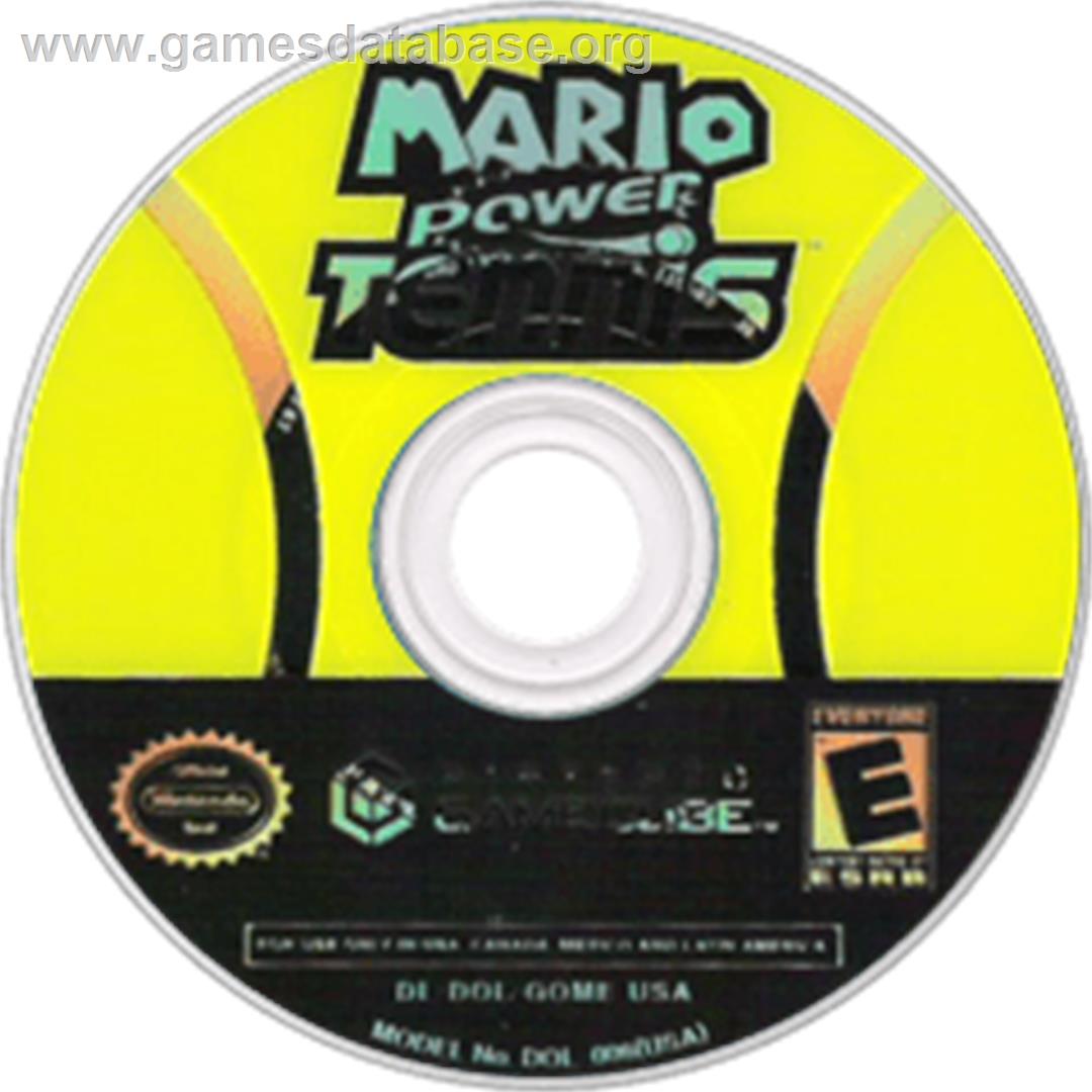 Mario Power Tennis - Nintendo GameCube - Artwork - Disc