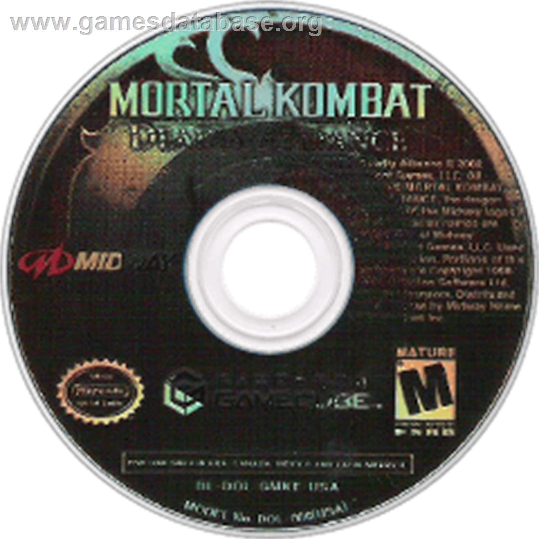 Mortal Kombat: Deadly Alliance - Nintendo GameCube - Artwork - Disc