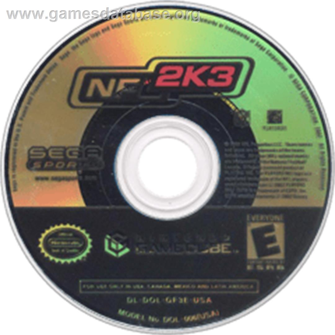 NFL 2K3 - Nintendo GameCube - Artwork - Disc