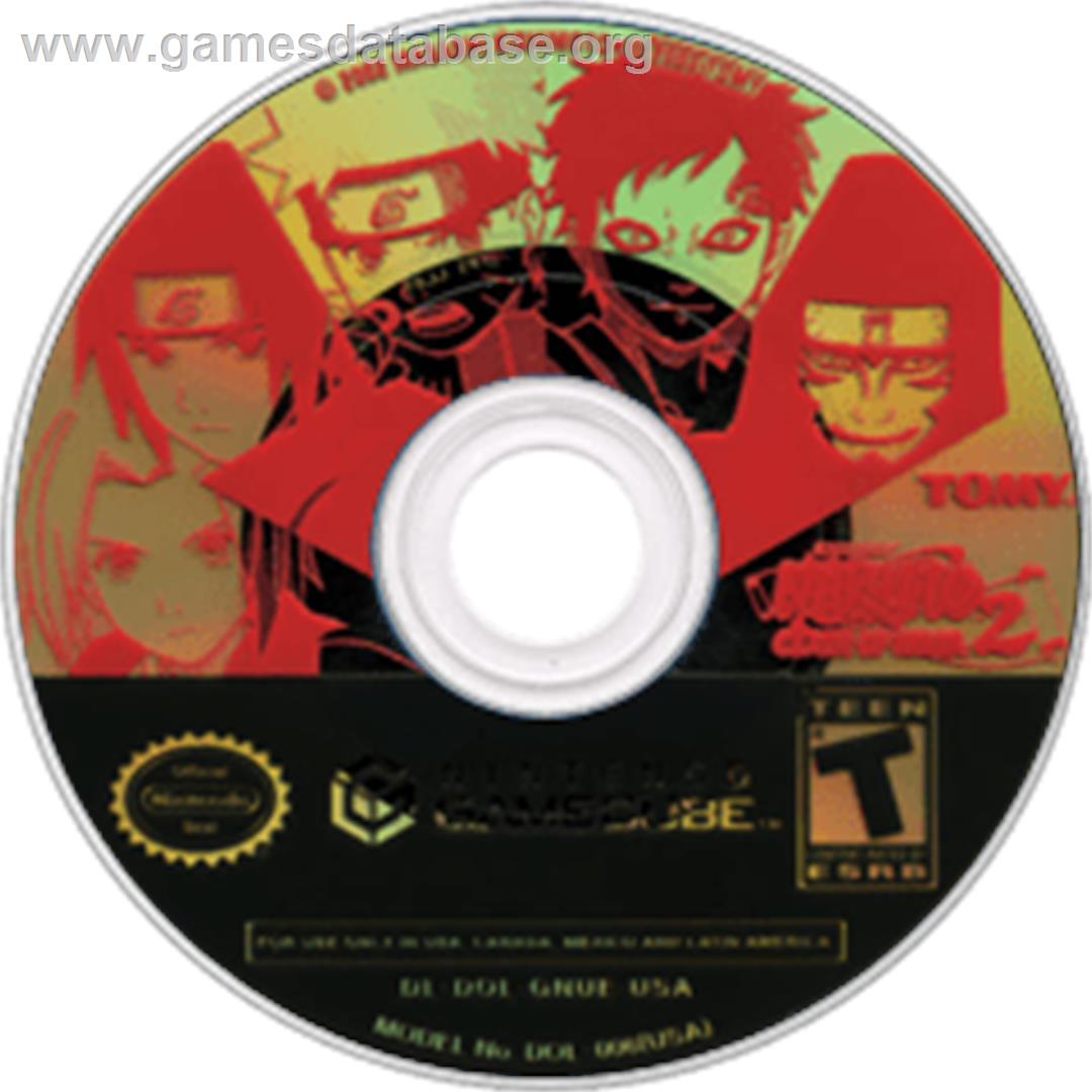 Naruto: Clash of Ninja 2 - Nintendo GameCube - Artwork - Disc