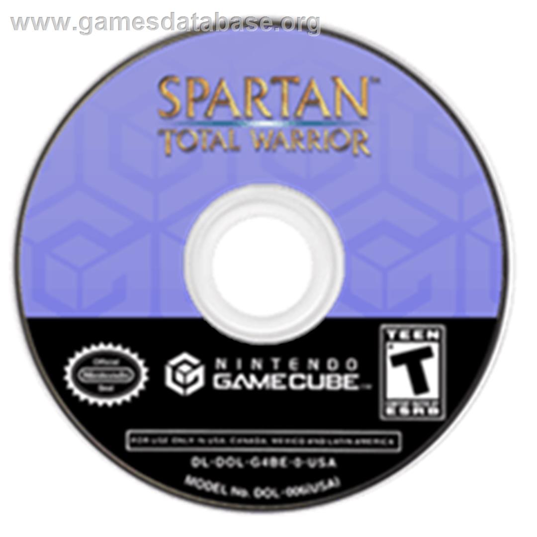 Spartan: Total Warrior - Nintendo GameCube - Artwork - Disc