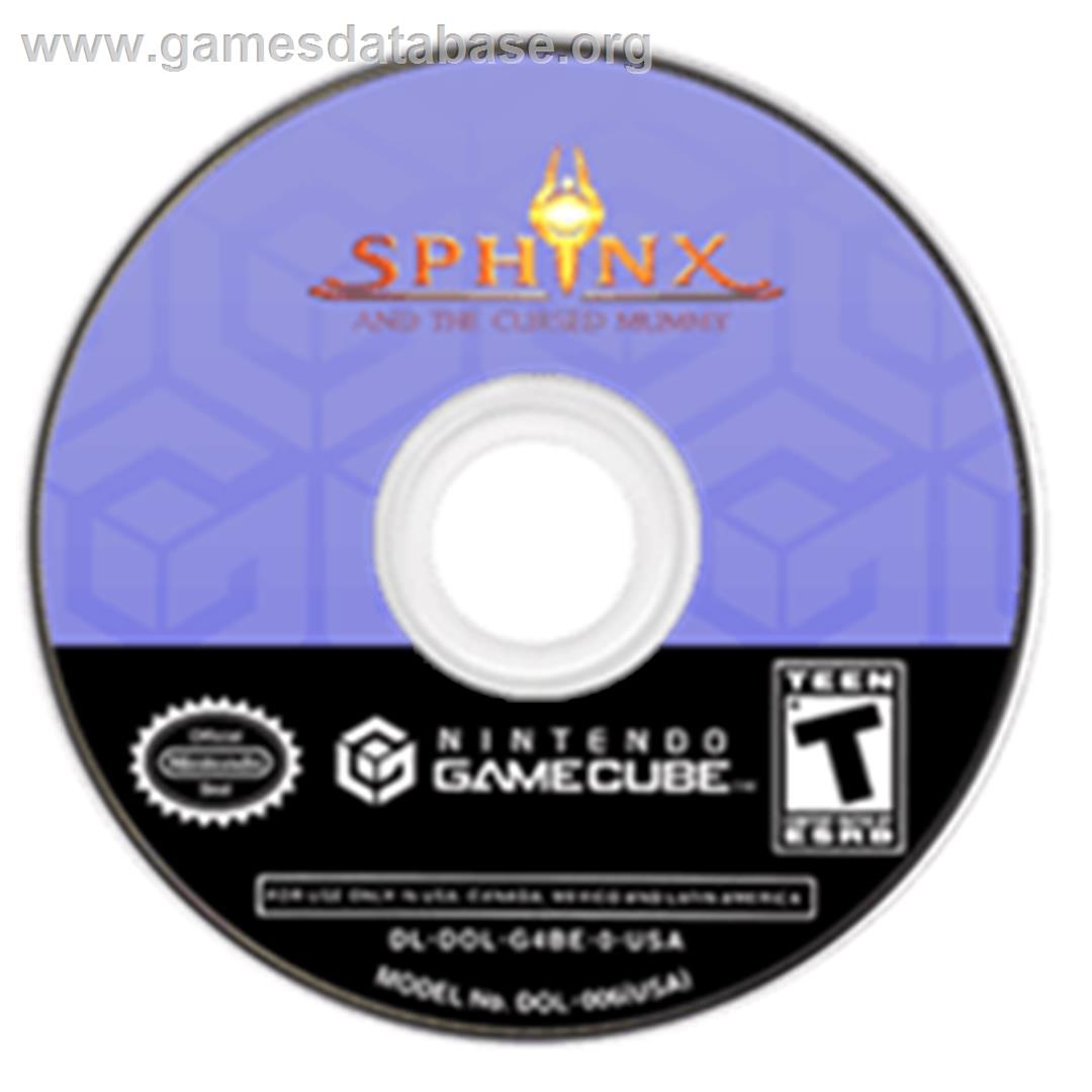 Sphinx and the Cursed Mummy - Nintendo GameCube - Artwork - Disc