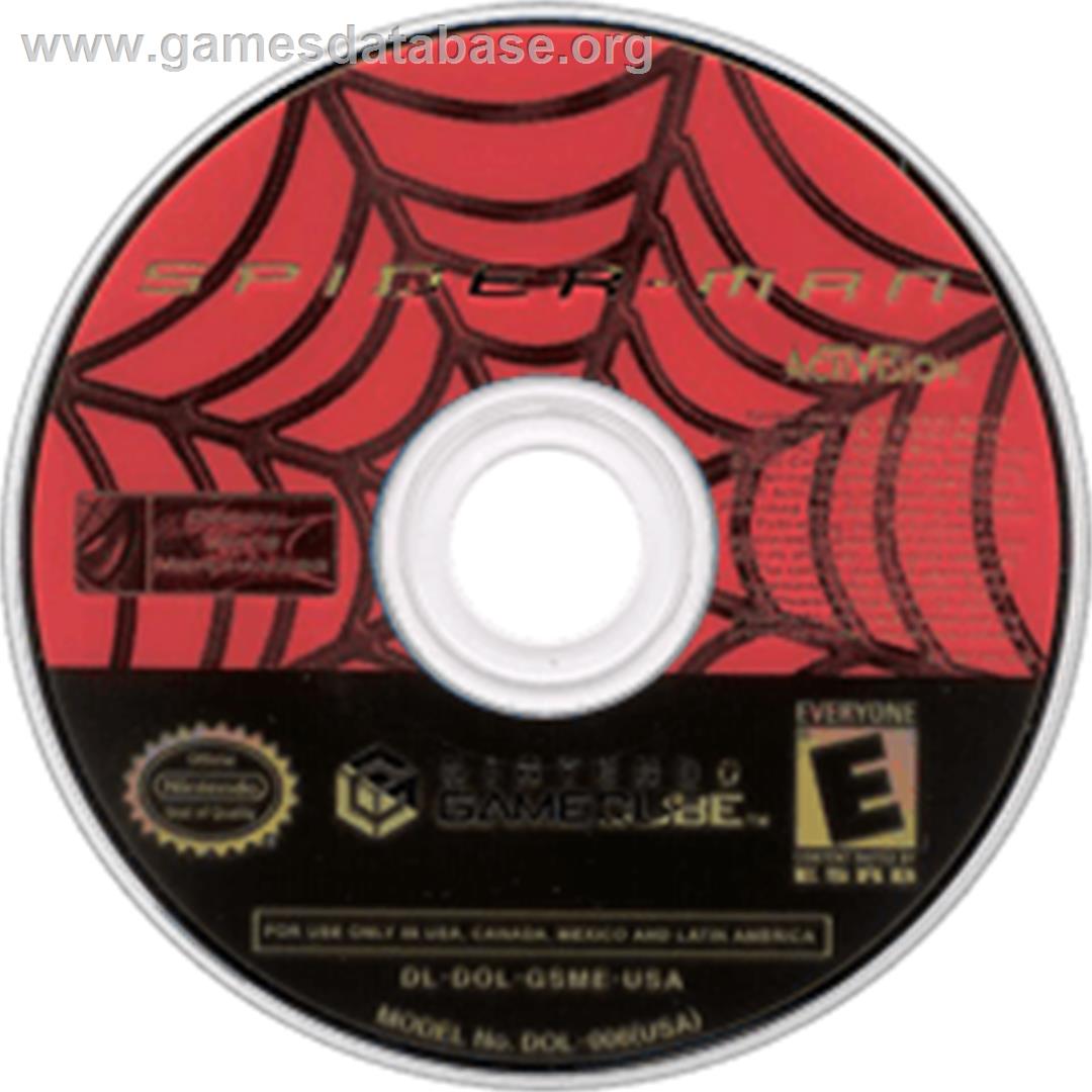 Spider-Man: The Movie - Nintendo GameCube - Artwork - Disc