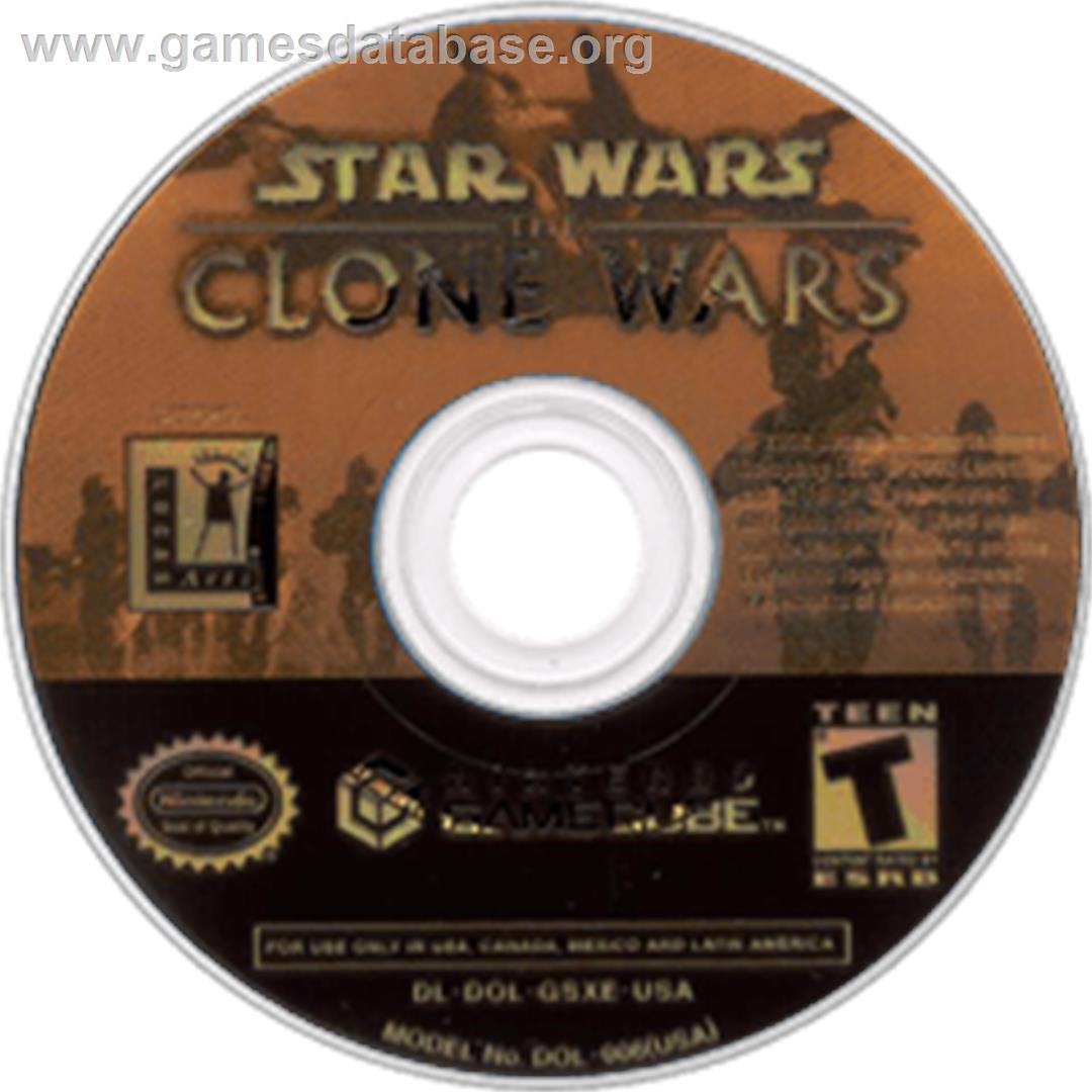Star Wars: The Clone Wars - Nintendo GameCube - Artwork - Disc