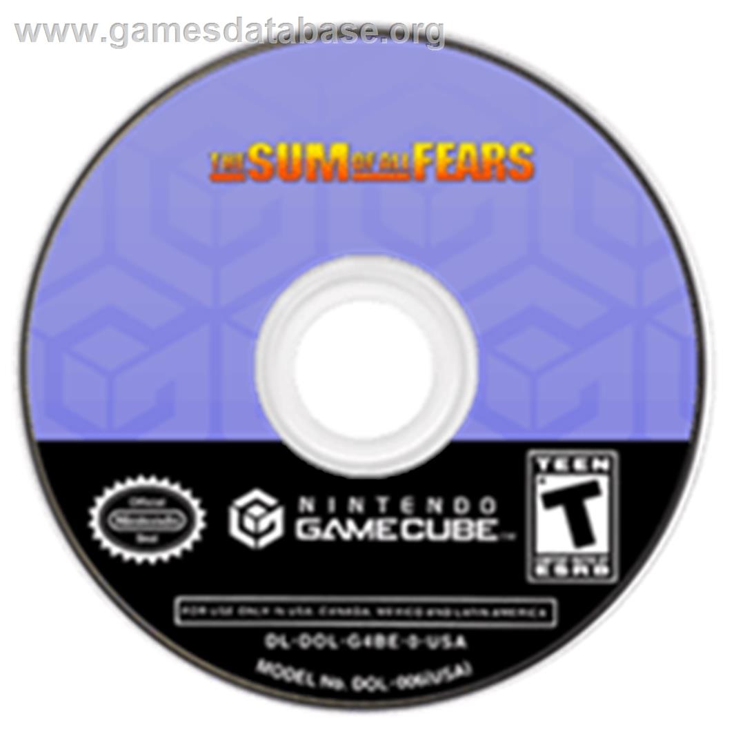 Sum of All Fears - Nintendo GameCube - Artwork - Disc