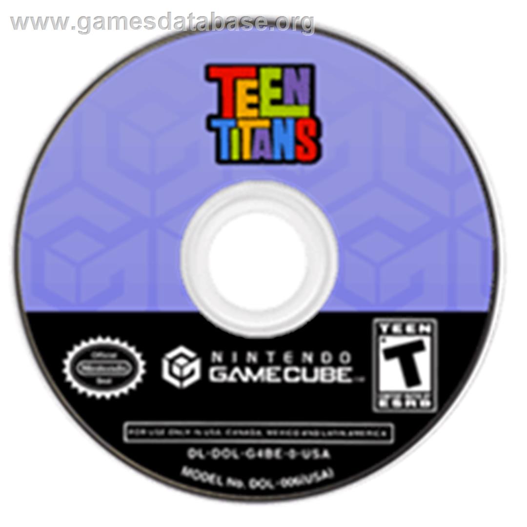 Teen Titans - Nintendo GameCube - Artwork - Disc