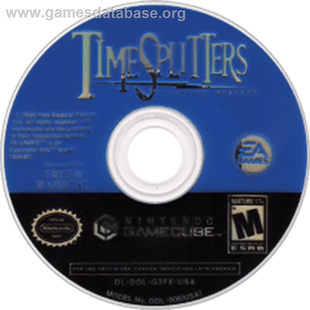 TimeSplitters: Future Perfect - Nintendo GameCube - Artwork - Disc