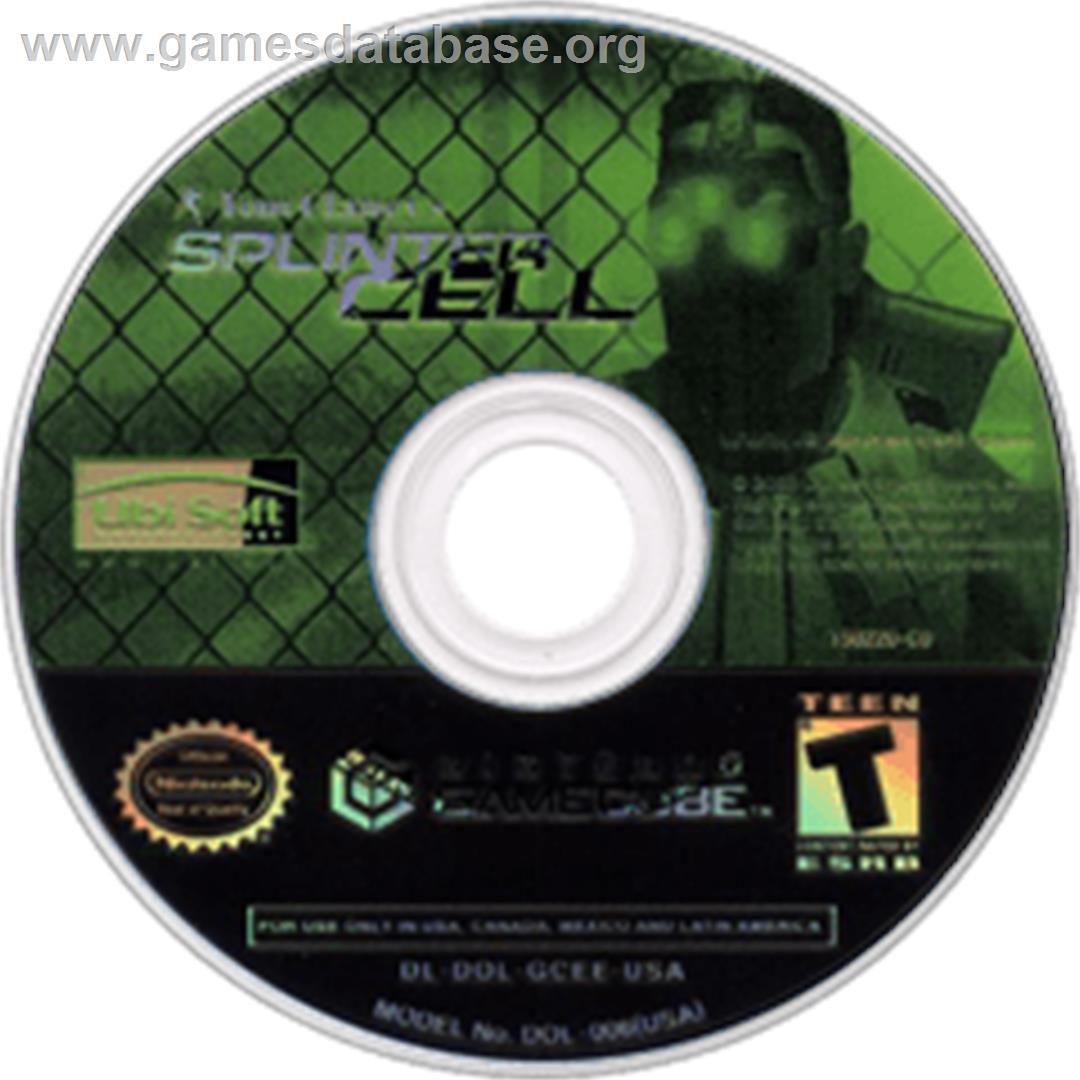 Tom Clancy's Splinter Cell - Nintendo GameCube - Artwork - Disc
