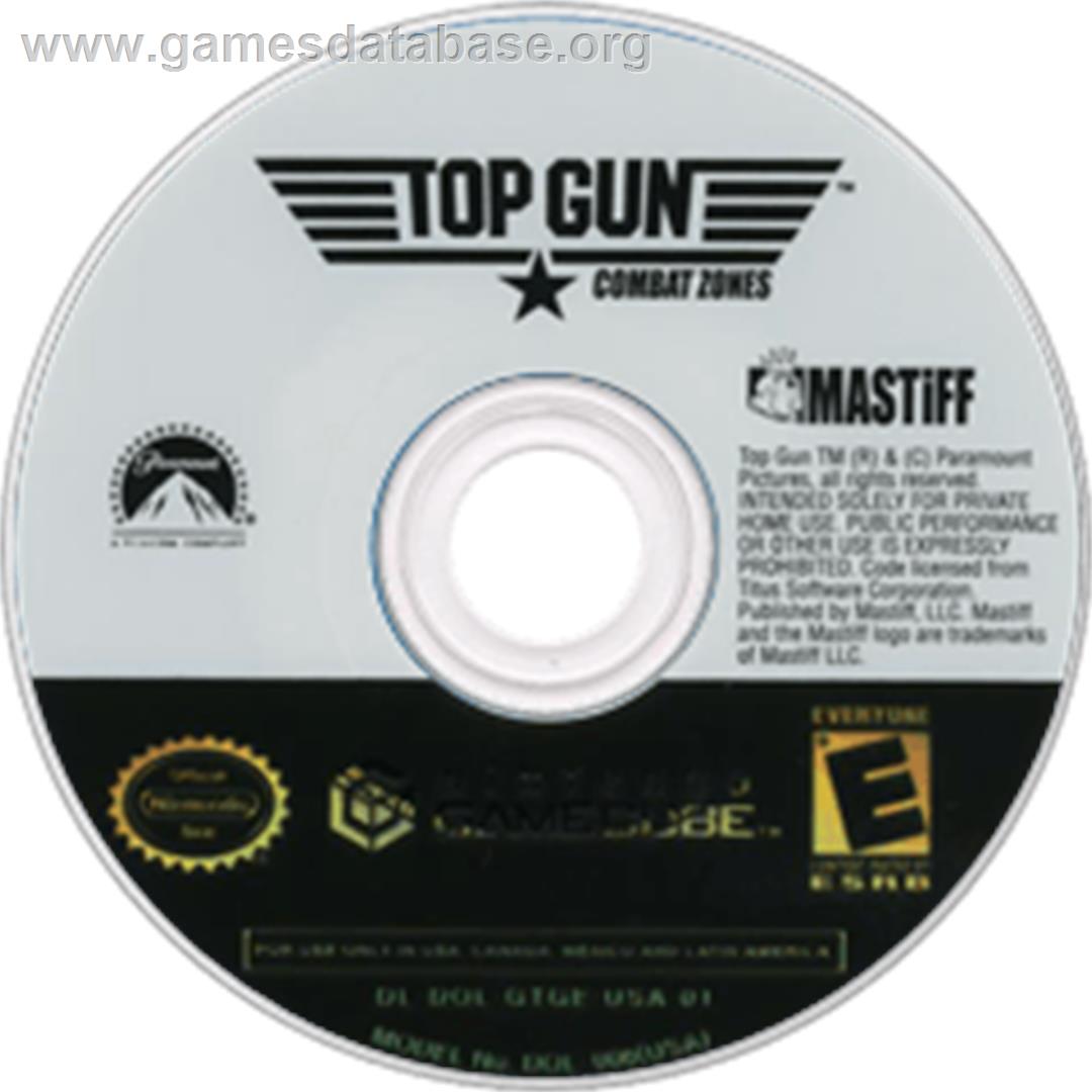 Top Gun: Combat Zones - Nintendo GameCube - Artwork - Disc