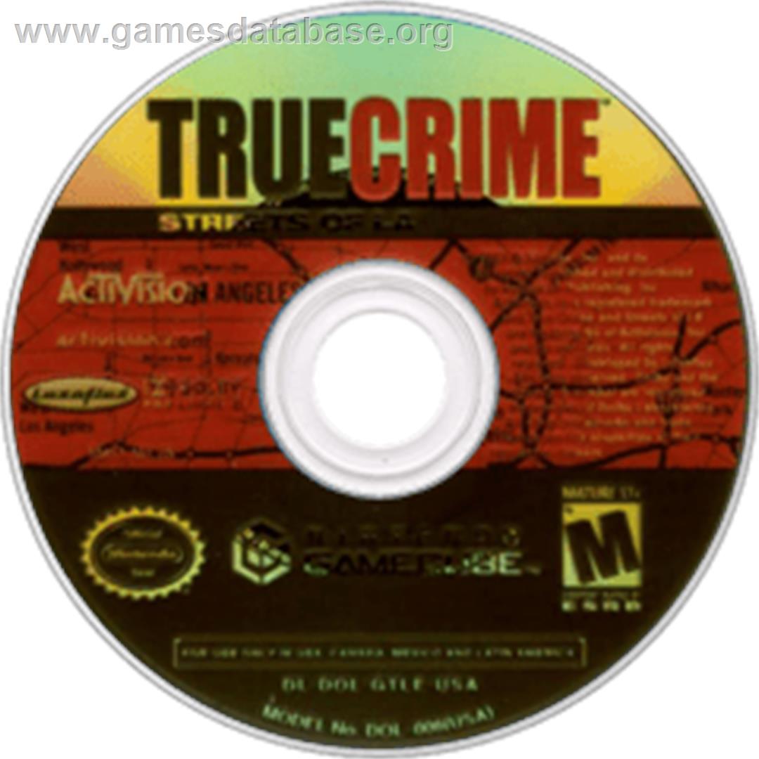 True Crime: Streets of LA - Nintendo GameCube - Artwork - Disc