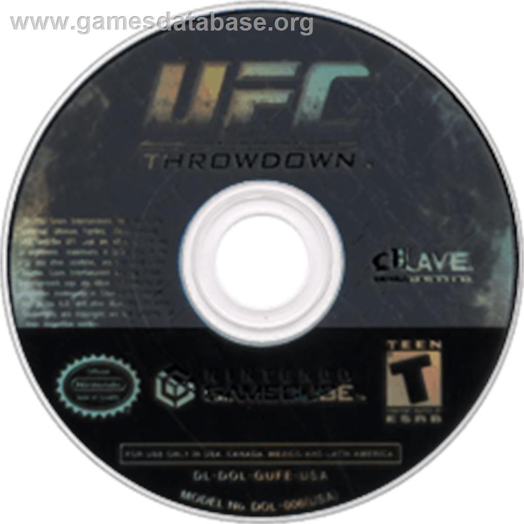 UFC: Throwdown - Nintendo GameCube - Artwork - Disc