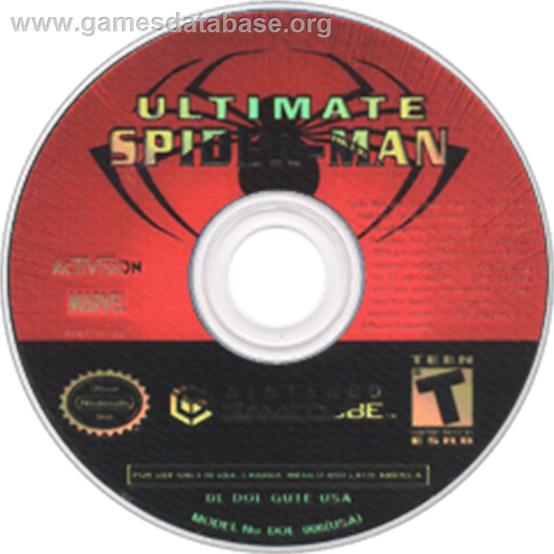 Ultimate Spider-Man - Nintendo GameCube - Artwork - Disc