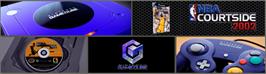 Arcade Cabinet Marquee for Nba Courtside 2002.