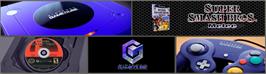 Arcade Cabinet Marquee for Super Smash Bros. Melee.