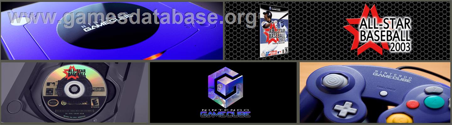 All-Star Baseball 2003 - Nintendo GameCube - Artwork - Marquee