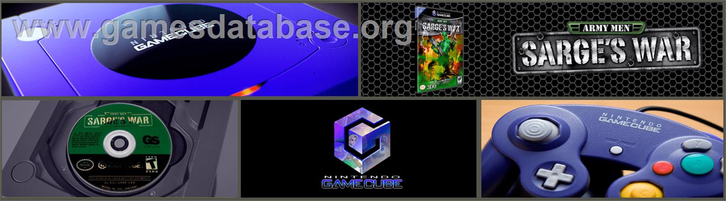Army Men: Sarge's War - Nintendo GameCube - Artwork - Marquee