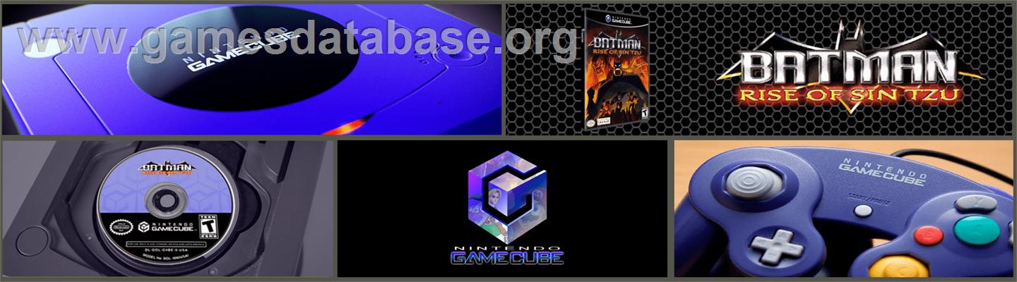 Batman: Rise of Sin Tzu - Nintendo GameCube - Artwork - Marquee