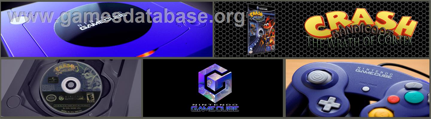 Crash Bandicoot - The Wrath Of Cortex - Nintendo GameCube - Artwork - Marquee