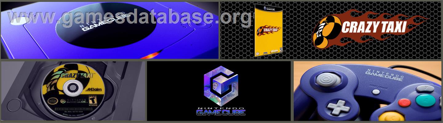 Crazy Taxi - Nintendo GameCube - Artwork - Marquee