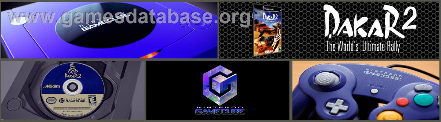 Dakar 2: The World's Ultimate Rally - Nintendo GameCube - Artwork - Marquee