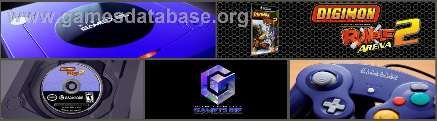 Digimon Rumble Arena 2 - Nintendo GameCube - Artwork - Marquee